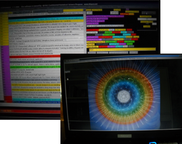 Images of two screens